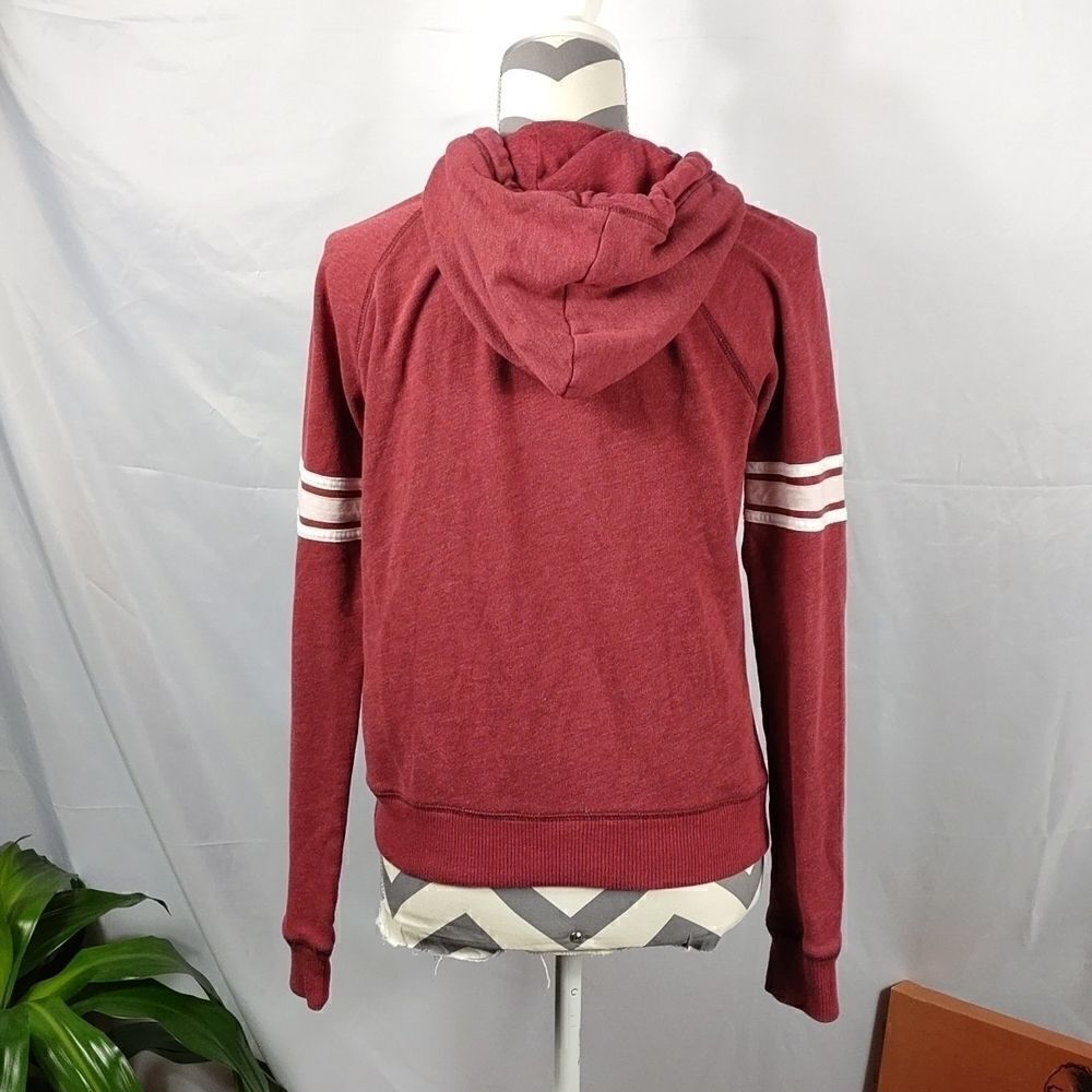 Hollister California Maroon Hoodie - Picture 4 of 6
